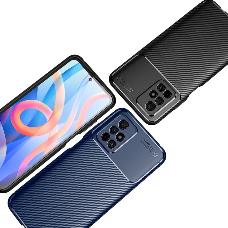 Carbon Fiber Texture Shockproof TPU Phone Case, For vivo S10e, For vivo T1, For Xiaomi Redmi Note 11 Pro, For Xiaomi Redmi Note 11 China