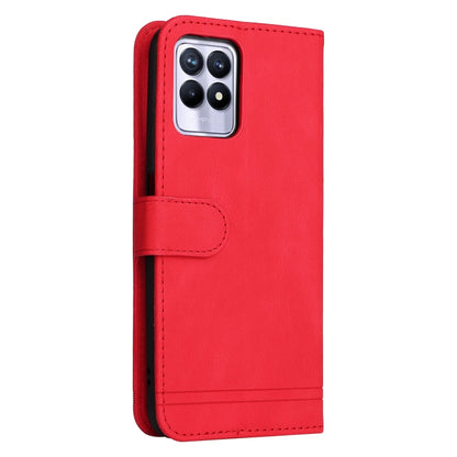 Skin Feel Life Tree Metal Button Horizontal Flip Leather Phone Case, For OPPO Realme 8i, For OPPO Realme GT NEO2, For OPPO Reno6 4G, For Huawei Nova 8i / Honor 50 Lite