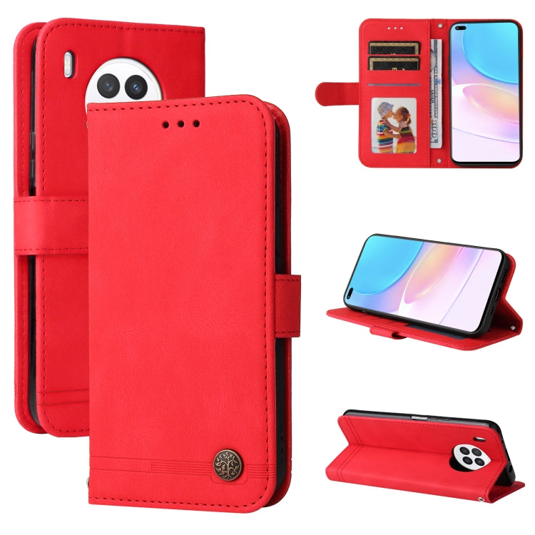 Skin Feel Life Tree Metal Button Horizontal Flip Leather Phone Case, For OPPO Realme 8i, For OPPO Realme GT NEO2, For OPPO Reno6 4G, For Huawei Nova 8i / Honor 50 Lite