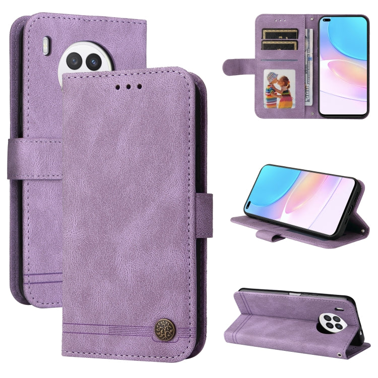 Skin Feel Life Tree Metal Button Horizontal Flip Leather Phone Case, For OPPO Realme 8i, For OPPO Realme GT NEO2, For OPPO Reno6 4G, For Huawei Nova 8i / Honor 50 Lite