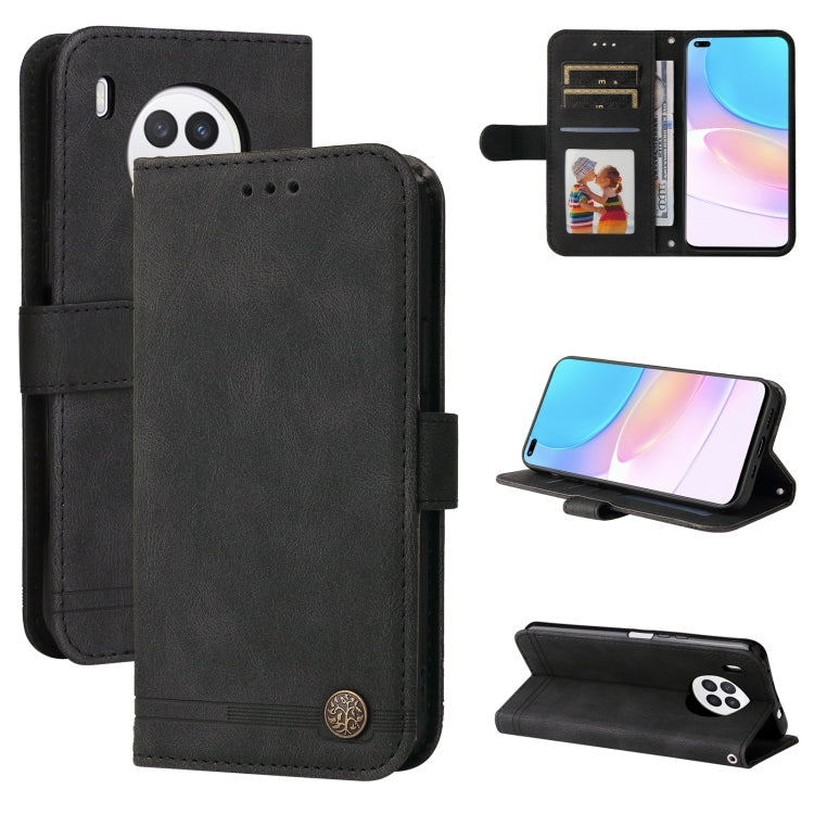 Skin Feel Life Tree Metal Button Horizontal Flip Leather Phone Case, For OPPO Realme 8i, For OPPO Realme GT NEO2, For OPPO Reno6 4G, For Huawei Nova 8i / Honor 50 Lite