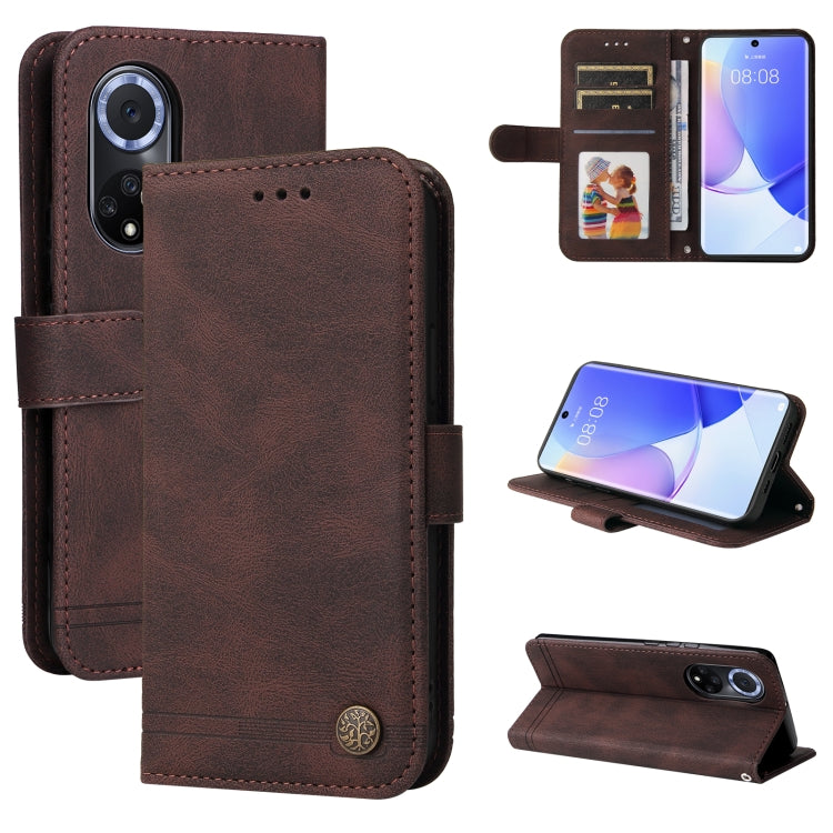 Skin Feel Life Tree Metal Button Horizontal Flip Leather Phone Case, For Huawei Nova 9 / Honor 50 5G, For Samsung Galaxy M52 5G, For Samsung Galaxy S22+ 5G, For Samsung Galaxy S22, For Samsung Galaxy S22 Ultra
