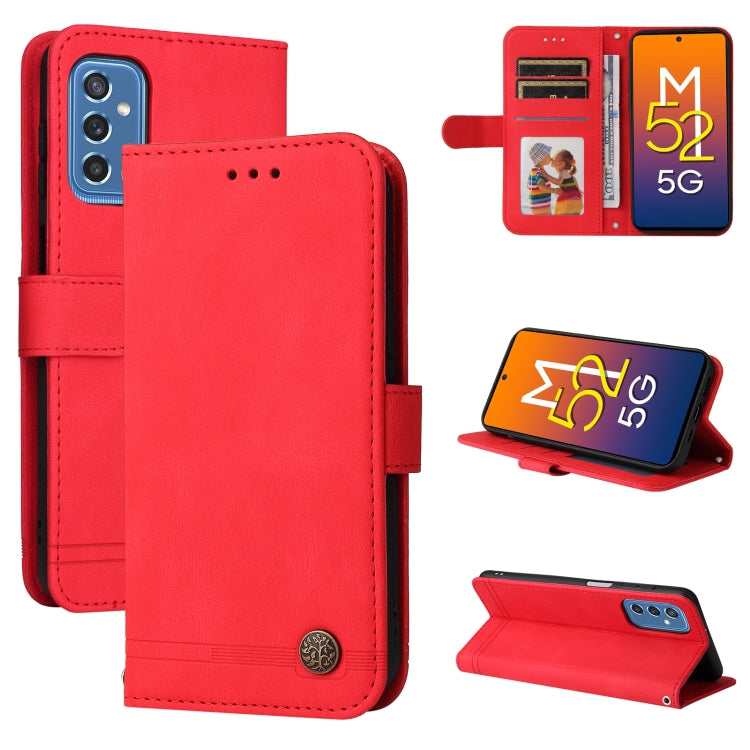Skin Feel Life Tree Metal Button Horizontal Flip Leather Phone Case, For Huawei Nova 9 / Honor 50 5G, For Samsung Galaxy M52 5G, For Samsung Galaxy S22+ 5G, For Samsung Galaxy S22, For Samsung Galaxy S22 Ultra