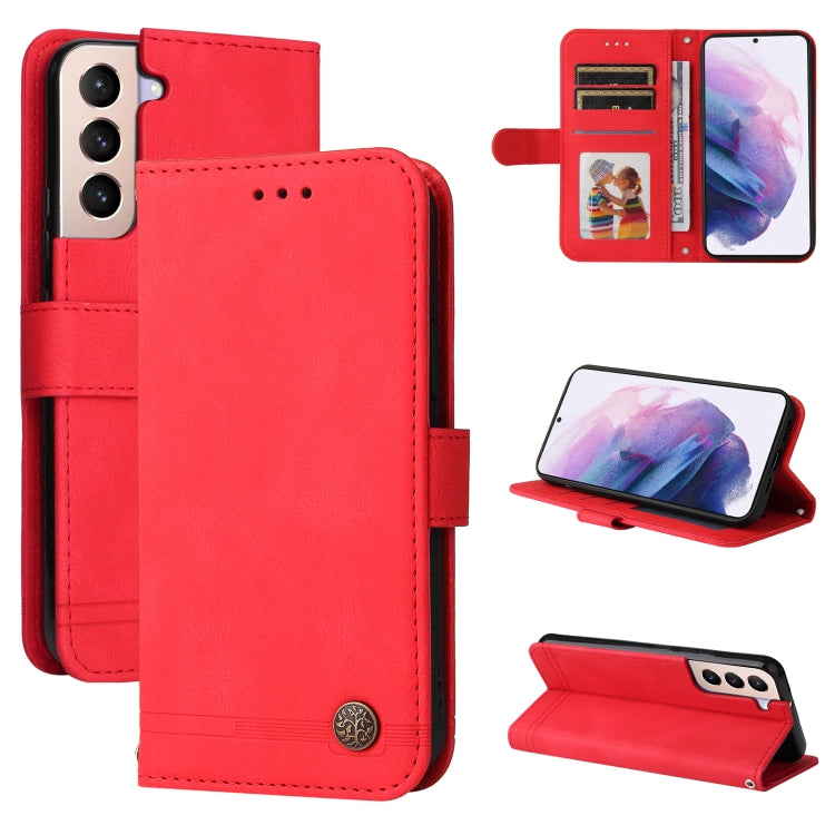 Skin Feel Life Tree Metal Button Horizontal Flip Leather Phone Case, For Huawei Nova 9 / Honor 50 5G, For Samsung Galaxy M52 5G, For Samsung Galaxy S22+ 5G, For Samsung Galaxy S22, For Samsung Galaxy S22 Ultra
