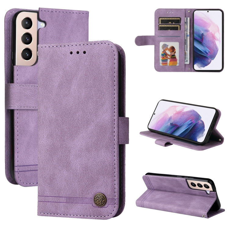 Skin Feel Life Tree Metal Button Horizontal Flip Leather Phone Case, For Huawei Nova 9 / Honor 50 5G, For Samsung Galaxy M52 5G, For Samsung Galaxy S22+ 5G, For Samsung Galaxy S22, For Samsung Galaxy S22 Ultra
