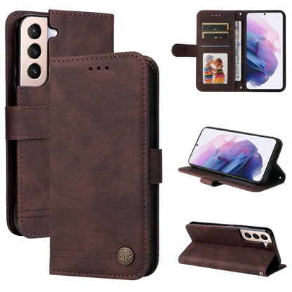 Skin Feel Life Tree Metal Button Horizontal Flip Leather Phone Case, For Huawei Nova 9 / Honor 50 5G, For Samsung Galaxy M52 5G, For Samsung Galaxy S22+ 5G, For Samsung Galaxy S22, For Samsung Galaxy S22 Ultra