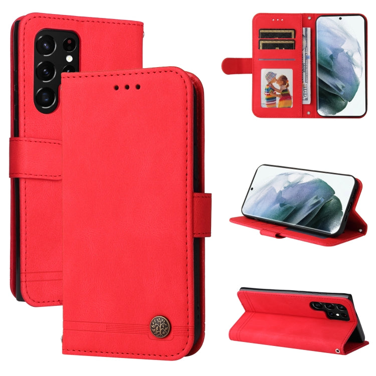 Skin Feel Life Tree Metal Button Horizontal Flip Leather Phone Case, For Huawei Nova 9 / Honor 50 5G, For Samsung Galaxy M52 5G, For Samsung Galaxy S22+ 5G, For Samsung Galaxy S22, For Samsung Galaxy S22 Ultra
