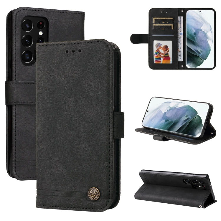 Skin Feel Life Tree Metal Button Horizontal Flip Leather Phone Case, For Huawei Nova 9 / Honor 50 5G, For Samsung Galaxy M52 5G, For Samsung Galaxy S22+ 5G, For Samsung Galaxy S22, For Samsung Galaxy S22 Ultra