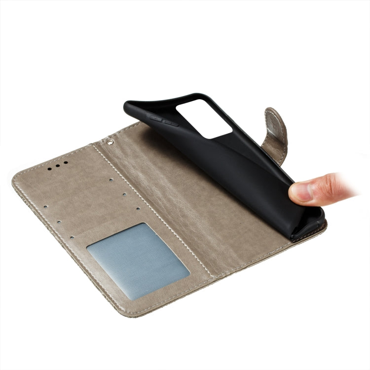 Lace Flower Leather Phone Case with Holder & Card Slots & Wallet & Photo Frame, For Xiaomi Redmi Note 11 Pro