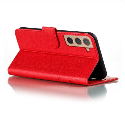 Feather Pattern Litchi Texture Leather Phone Case with Holder & Card Slots & Wallet, For Samsung Galaxy S22 5G, For Samsung Galaxy S22 Ultra 5G, For Samsung Galaxy S22+ 5G, For Xiaomi Redmi Note 11