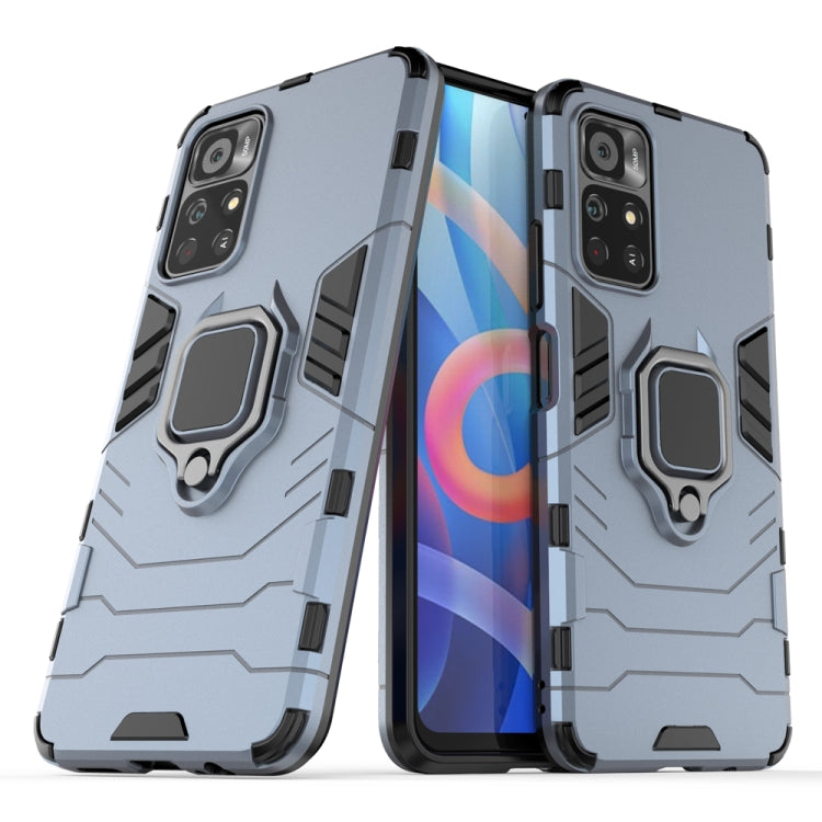 PC + TPU Shockproof Protective Phone Case with Magnetic Ring Holder, For OnePlus 9RT 5G, For Xiaomi Redmi Note 11 China / Poco M4 Pro 5G, For Xiaomi Redmi Note 11 Pro / Note 11 Pro+