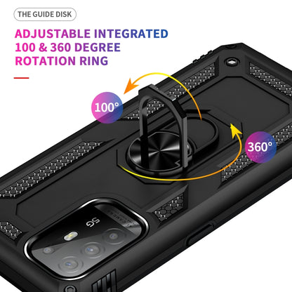 Shockproof TPU + PC Phone Protective Case with 360 Degree Rotating Holder, For OPPO Reno5 Z