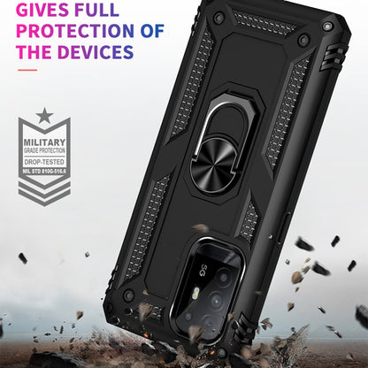 Shockproof TPU + PC Phone Protective Case with 360 Degree Rotating Holder, For OPPO Reno5 Z