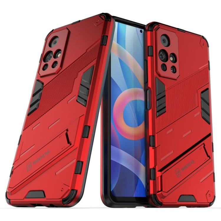 Punk Armor 2 in 1 PC + TPU Shockproof Phone Case with Invisible Holder, For Xiaomi Redmi Note 11 China, For Xiaomi Redmi Note 11 Pro / Note 11 Pro+