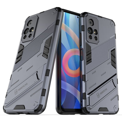 Punk Armor 2 in 1 PC + TPU Shockproof Phone Case with Invisible Holder, For Xiaomi Redmi Note 11 China, For Xiaomi Redmi Note 11 Pro / Note 11 Pro+