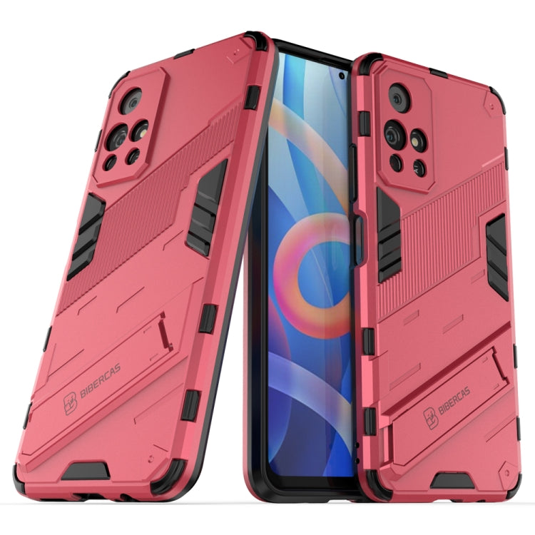 Punk Armor 2 in 1 PC + TPU Shockproof Phone Case with Invisible Holder, For Xiaomi Redmi Note 11 China, For Xiaomi Redmi Note 11 Pro / Note 11 Pro+
