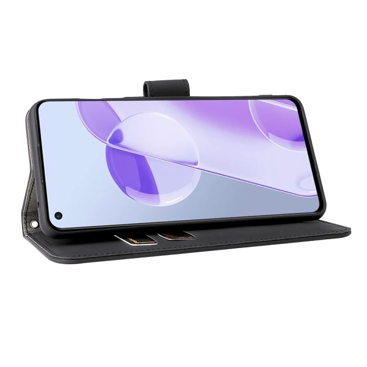 Solid Color Skin Feel Magnetic Buckle Horizontal Flip Calf Texture PU Leather Phone Case, For OnePlus 9RT 5G