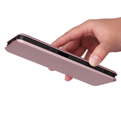 Carbon Fiber Texture Magnetic Horizontal Flip PU Phone Case, For Xiaomi Redmi Note 11 Pro / Note 11 Pro+, For ZTE Blade V30