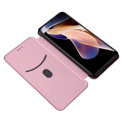Carbon Fiber Texture Magnetic Horizontal Flip PU Phone Case, For Xiaomi Redmi Note 11 Pro / Note 11 Pro+, For ZTE Blade V30