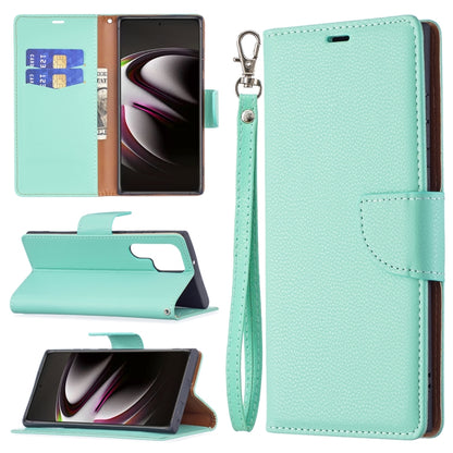 Litchi Texture Pure Color Horizontal Flip Leather Phone Case with Holder & Card Slots & Wallet & Lanyard, For Samsung Galaxy S22 Ultra 5G, For Samsung Galaxy S22 5G