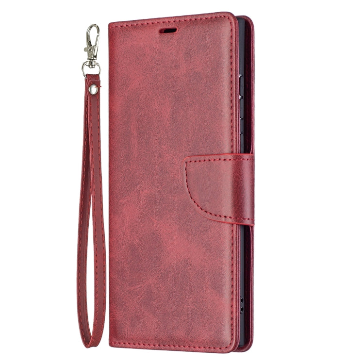 Retro Lambskin Texture Pure Color Horizontal Flip Leather Phone Case with Holder & Card Slots & Wallet & Lanyard, For Samsung Galaxy S22 Ultra 5G, For Samsung Galaxy S22 5G
