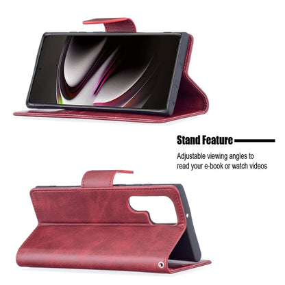 Retro Lambskin Texture Pure Color Horizontal Flip Leather Phone Case with Holder & Card Slots & Wallet & Lanyard, For Samsung Galaxy S22 Ultra 5G, For Samsung Galaxy S22 5G