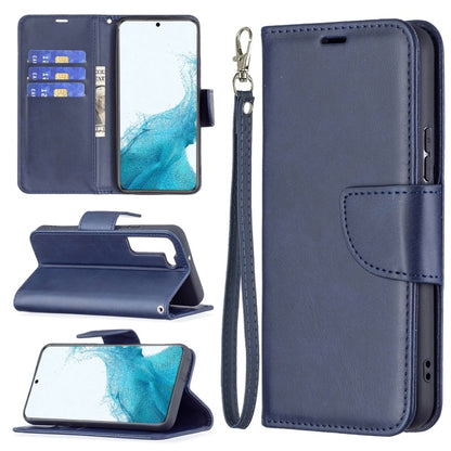 Retro Lambskin Texture Pure Color Horizontal Flip Leather Phone Case with Holder & Card Slots & Wallet & Lanyard, For Samsung Galaxy S22 Ultra 5G, For Samsung Galaxy S22 5G