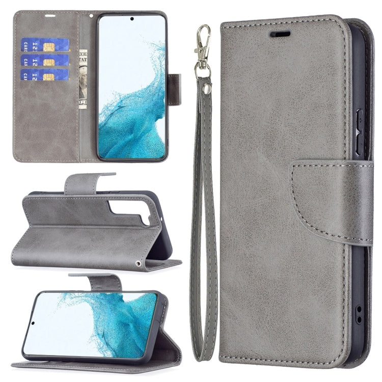 Retro Lambskin Texture Pure Color Horizontal Flip Leather Phone Case with Holder & Card Slots & Wallet & Lanyard, For Samsung Galaxy S22 Ultra 5G, For Samsung Galaxy S22 5G