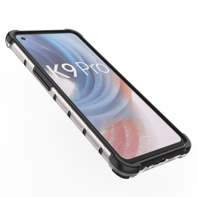 Shockproof Honeycomb PC + TPU Phone Case, For OPPO K9 Pro 5G, For OPPO K9s 5G, For OPPO Realme GT Neo2 5G, For OPPO Realme Narzo 50A, For OPPO Realme 8i