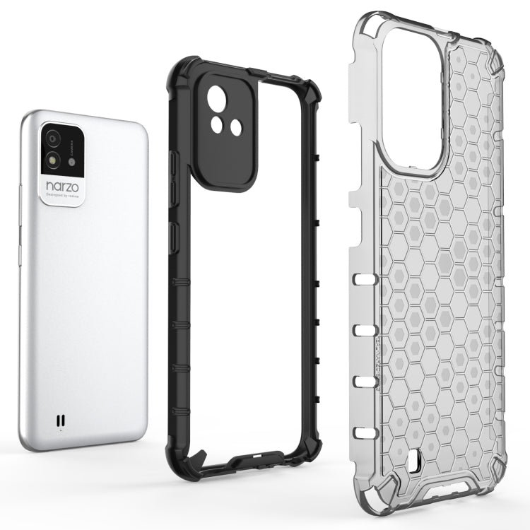 Shockproof Honeycomb PC + TPU Phone Case, For OPPO Realme Narzo 50i