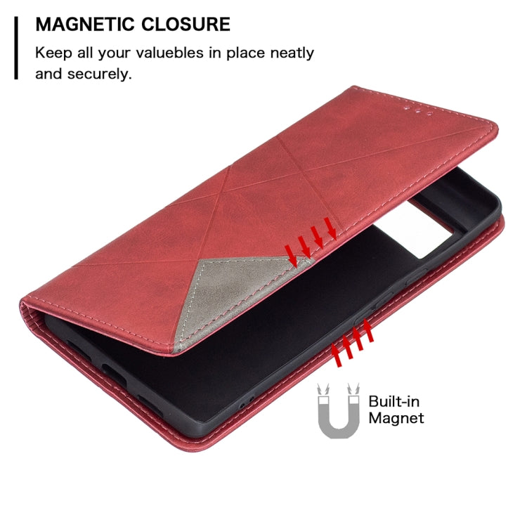 Prismatic Invisible Magnetic Horizontal Flip Phone Leather Case with Holder & Card Slots & Photo Frame, For Google Pixel 6 Pro, For Google Pixel 6, For Xiaomi Redmi Note 11 5G, For Samsung Galaxy A13 5G, For Samsung Galaxy M52 5G