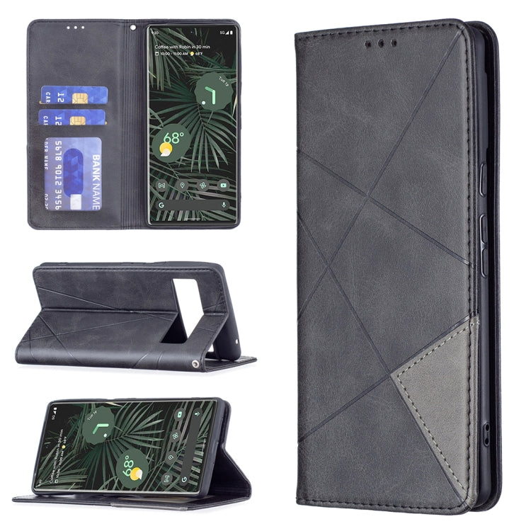 Prismatic Invisible Magnetic Horizontal Flip Phone Leather Case with Holder & Card Slots & Photo Frame, For Google Pixel 6 Pro, For Google Pixel 6, For Xiaomi Redmi Note 11 5G, For Samsung Galaxy A13 5G, For Samsung Galaxy M52 5G