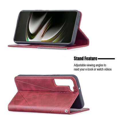 Prismatic Invisible Magnetic Horizontal Flip Phone Leather Case with Holder & Card Slots & Photo Frame, For Samsung Galaxy S22 5G, For Samsung Galaxy S22+ 5G, For Samsung Galaxy S22 Ultra 5G, For Xiaomi Redmi Note 11