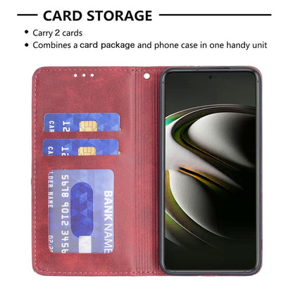 Prismatic Invisible Magnetic Horizontal Flip Phone Leather Case with Holder & Card Slots & Photo Frame, For Samsung Galaxy S22 5G, For Samsung Galaxy S22+ 5G, For Samsung Galaxy S22 Ultra 5G, For Xiaomi Redmi Note 11