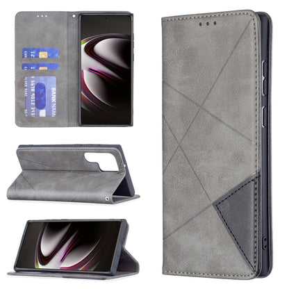 Prismatic Invisible Magnetic Horizontal Flip Phone Leather Case with Holder & Card Slots & Photo Frame, For Samsung Galaxy S22 5G, For Samsung Galaxy S22+ 5G, For Samsung Galaxy S22 Ultra 5G, For Xiaomi Redmi Note 11