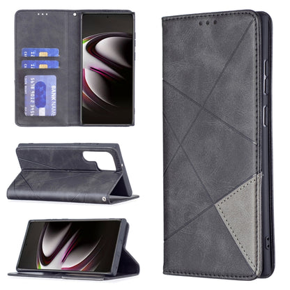 Prismatic Invisible Magnetic Horizontal Flip Phone Leather Case with Holder & Card Slots & Photo Frame, For Samsung Galaxy S22 5G, For Samsung Galaxy S22+ 5G, For Samsung Galaxy S22 Ultra 5G, For Xiaomi Redmi Note 11