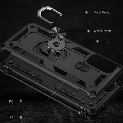 Shockproof TPU + PC Phone Case with 360 Degree Rotating Holder, For Motorola Moto G60s, For Xiaomi Redmi 10