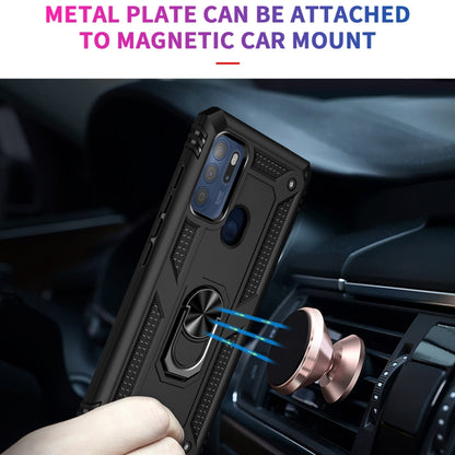 Shockproof TPU + PC Phone Case with 360 Degree Rotating Holder, For Motorola Moto G60s, For Xiaomi Redmi 10