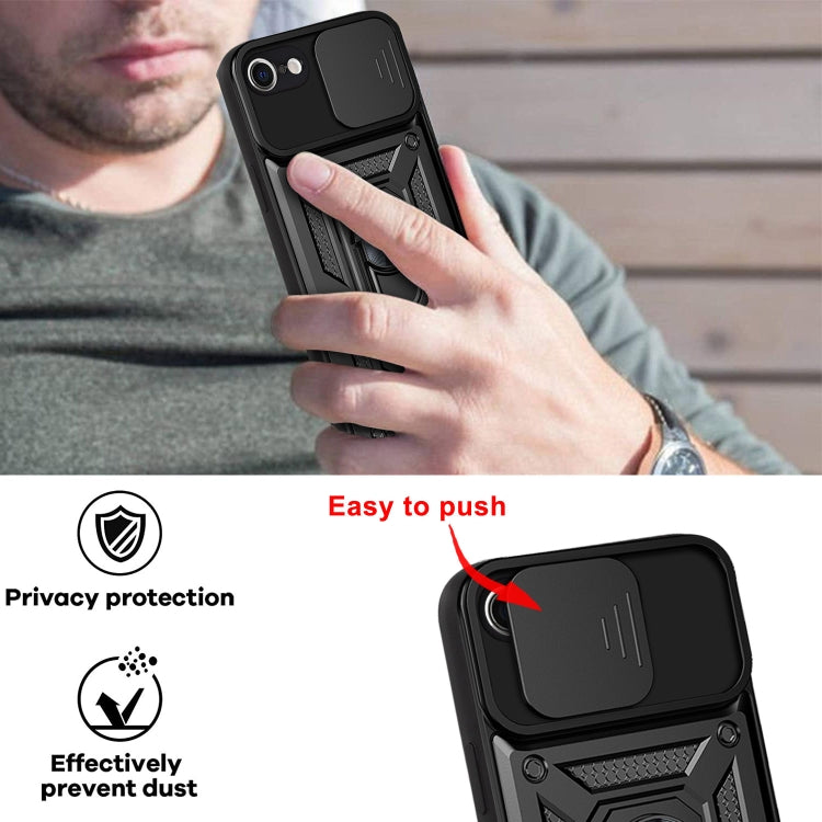 Sliding Camera Cover Design TPU+PC Phone Protective Case, For iPhone SE 2022 / SE 2020 / 8 / 7, For OPPO A5s/A7 2018/A12, For OPPO A9 2020/A5 2020, For OPPO A15 / A15s, For OPPO A74 4G, For OPPO A93 5G / A74 5G / A54 5G                                 ...