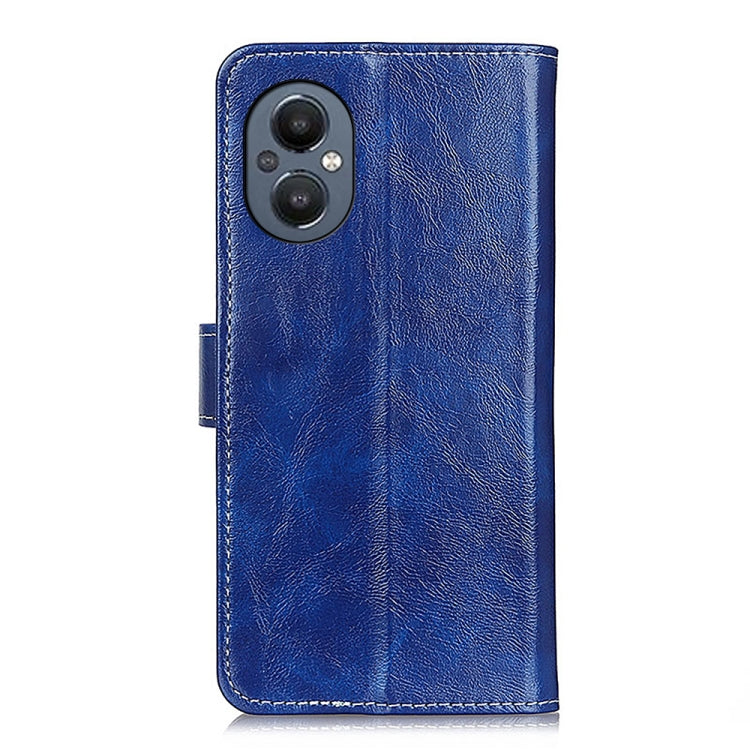 Retro Crazy Horse Texture Horizontal Flip Leather Phone Case, For OnePlus Nord N20 5G