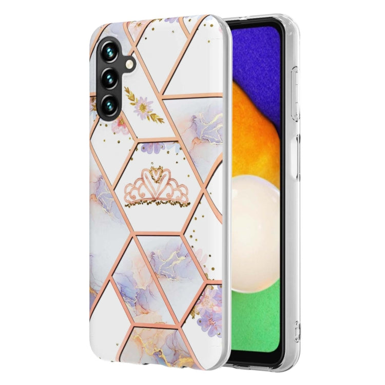 Electroplating Splicing Marble Flower TPU Phone Case, For Xiaomi Mi 11T / Mi 11T Pro, For Xiaomi Redmi 10, For Xiaomi Redmi Note 9 / 10X 4G, For Samsung Galaxy Note20, For Samsung Galaxy Note20 Ultra, For Samsung Galaxy A13 5G