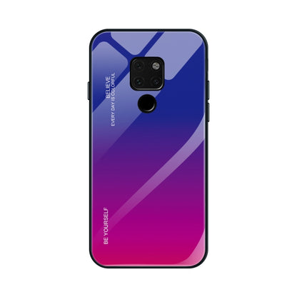 Gradient Color Glass Case, For Huawei Mate 20, For Huawei P30 Lite, For Huawei P30