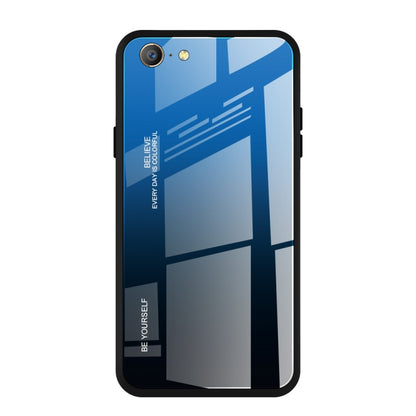 Gradient Color Glass Case, For OPPO A57 / A39, For OPPO Reno Z, For Galaxy A7 (2018)