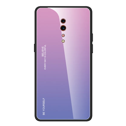 Gradient Color Glass Case, For OPPO A57 / A39, For OPPO Reno Z, For Galaxy A7 (2018)