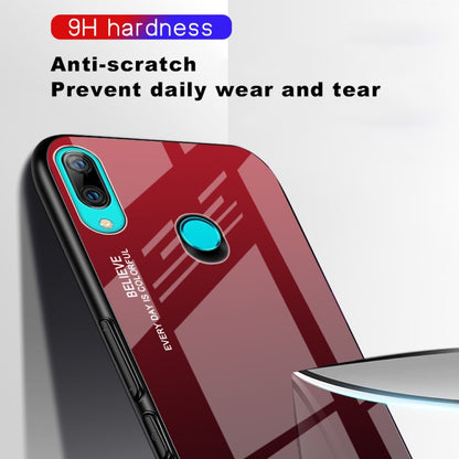 Gradient Color Glass Case, For Huawei P Smart Z, For Huawei Nova 5i, For Galaxy A10s