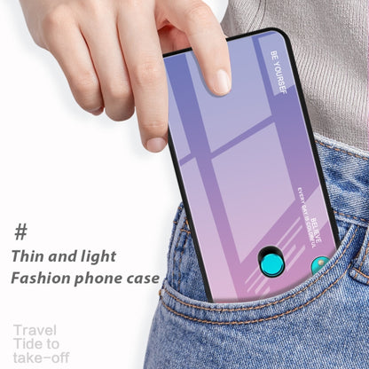 Gradient Color Glass Case, For Huawei P Smart Z, For Huawei Nova 5i, For Galaxy A10s
