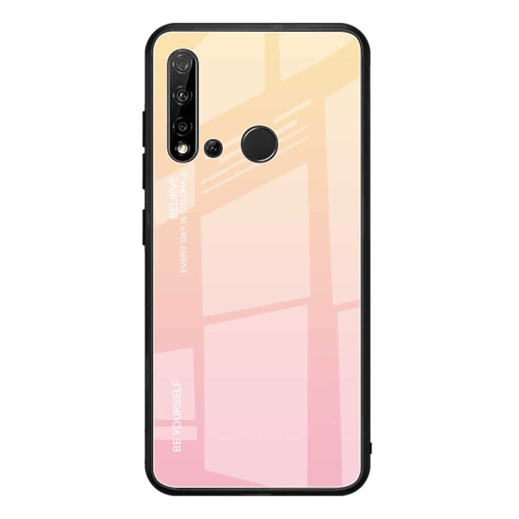 Gradient Color Glass Case, For Huawei P Smart Z, For Huawei Nova 5i, For Galaxy A10s