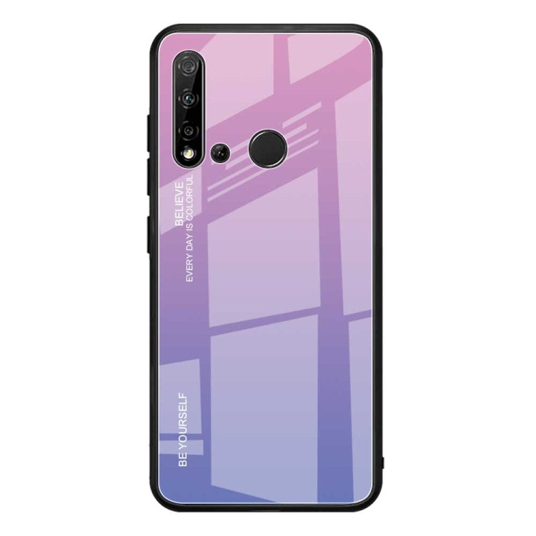 Gradient Color Glass Case, For Huawei P Smart Z, For Huawei Nova 5i, For Galaxy A10s