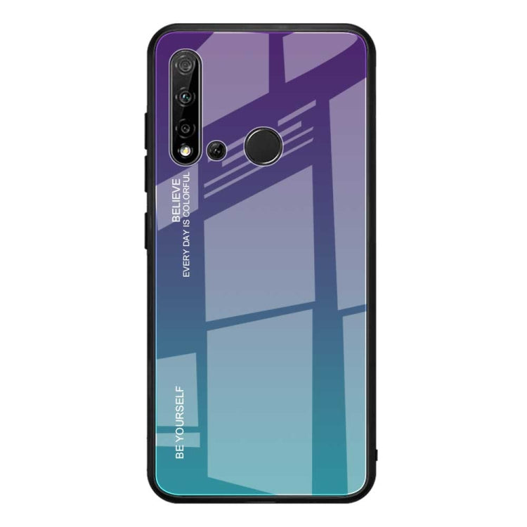 Gradient Color Glass Case, For Huawei P Smart Z, For Huawei Nova 5i, For Galaxy A10s