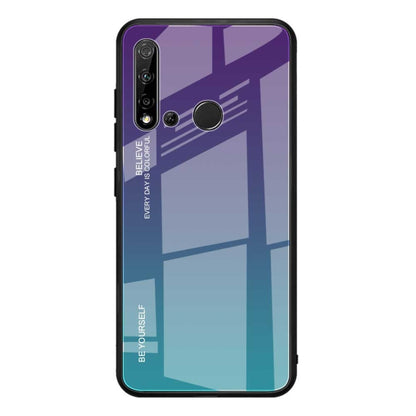 Gradient Color Glass Case, For Huawei P Smart Z, For Huawei Nova 5i, For Galaxy A10s